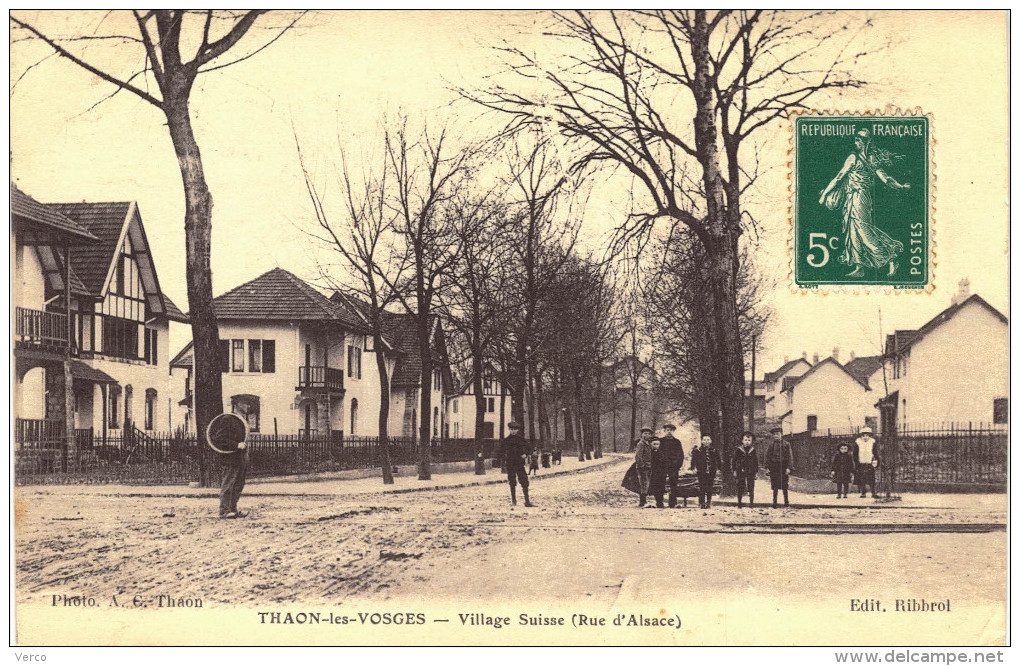 Carte Postale Ancienne de THAON les VOSGES