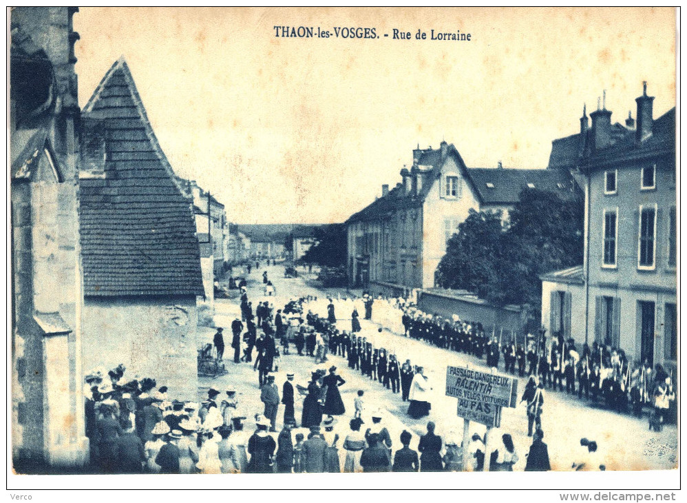 Carte Postale Ancienne de THAON les VOSGES