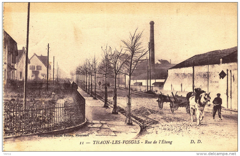 Carte Postale Ancienne de THAON les VOSGES