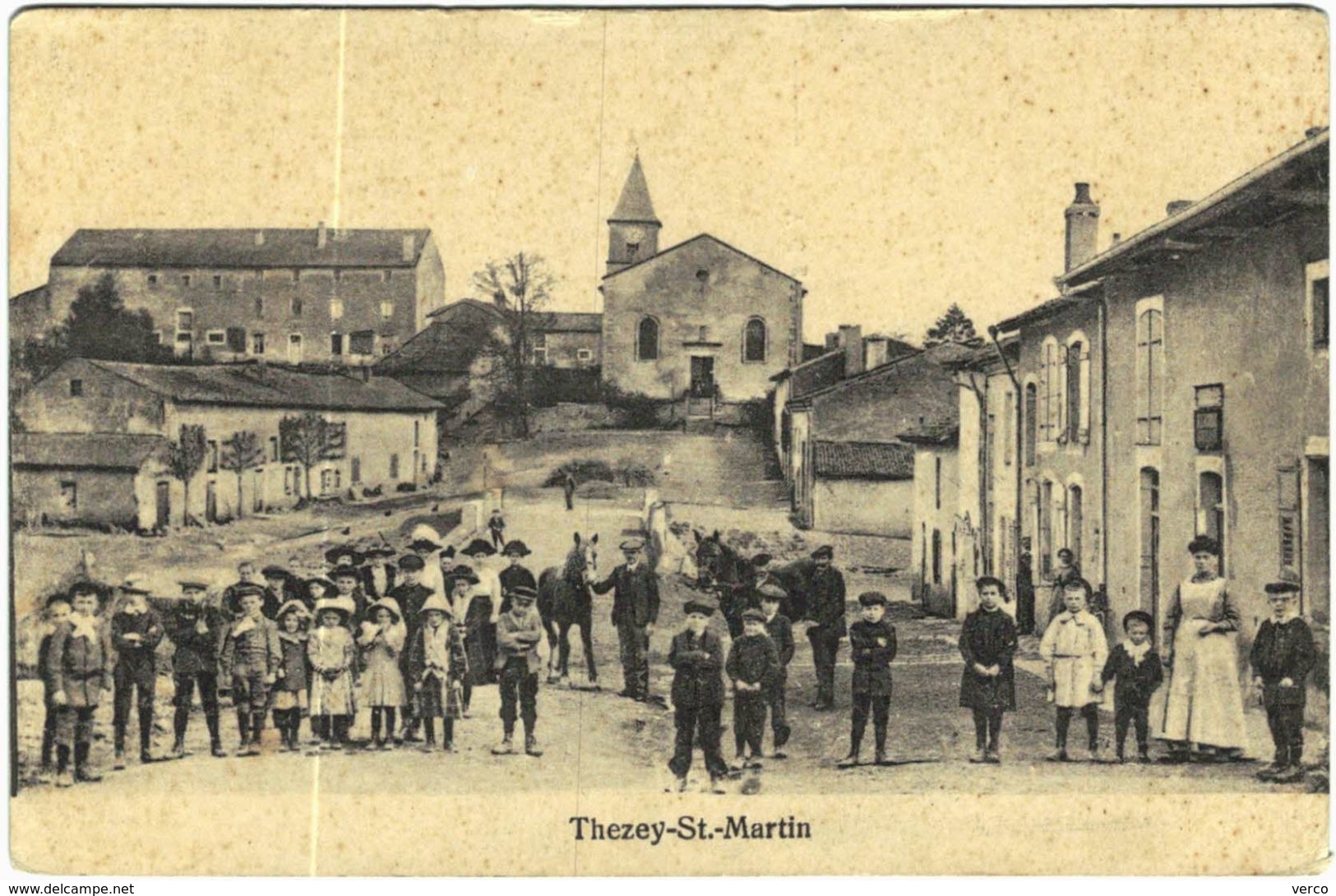 Carte Postale Ancienne de THEZEY SAINT MARTIN