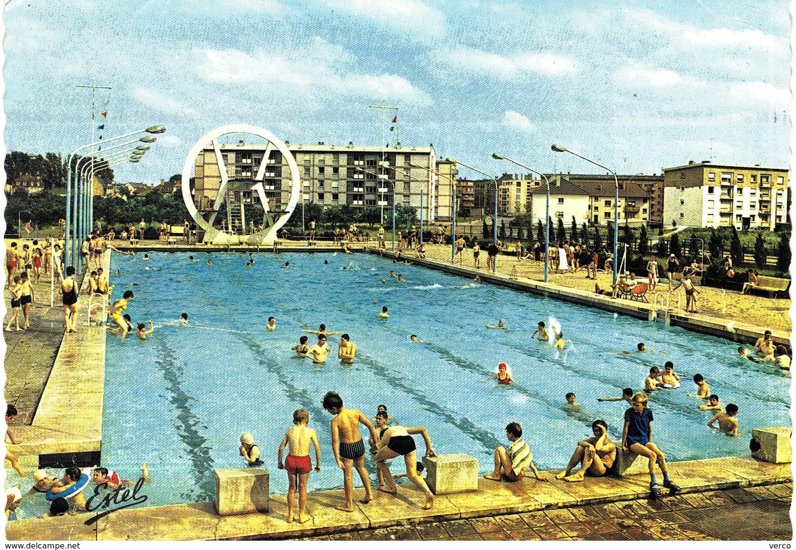 Carte POSTALE Ancienne de  THIONVILLE - La Piscine