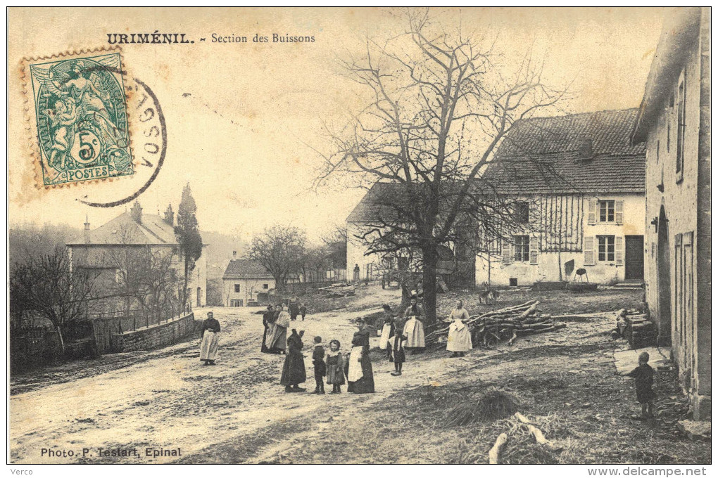 Carte Postale Ancienne de URIMENIL