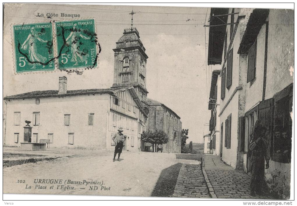 Carte Postale Ancienne de  URRUGNE