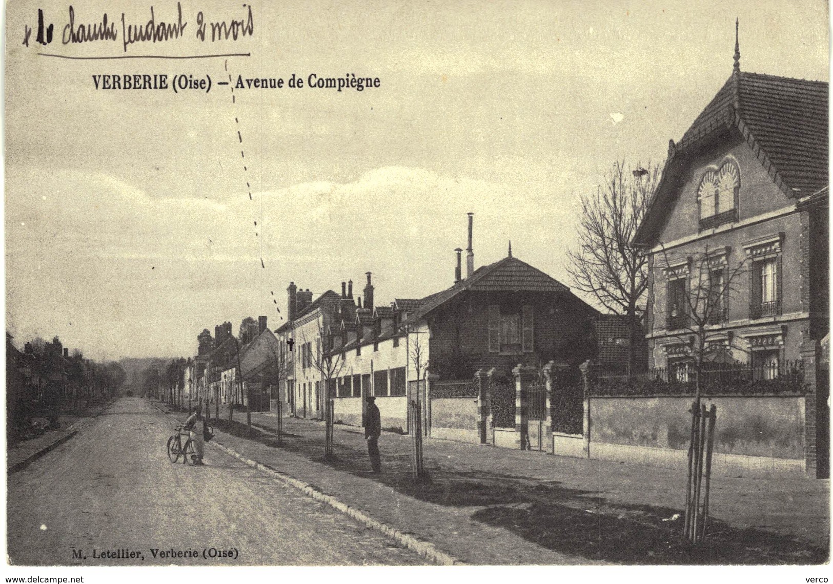 Carte postale ancienne de VERBERIE