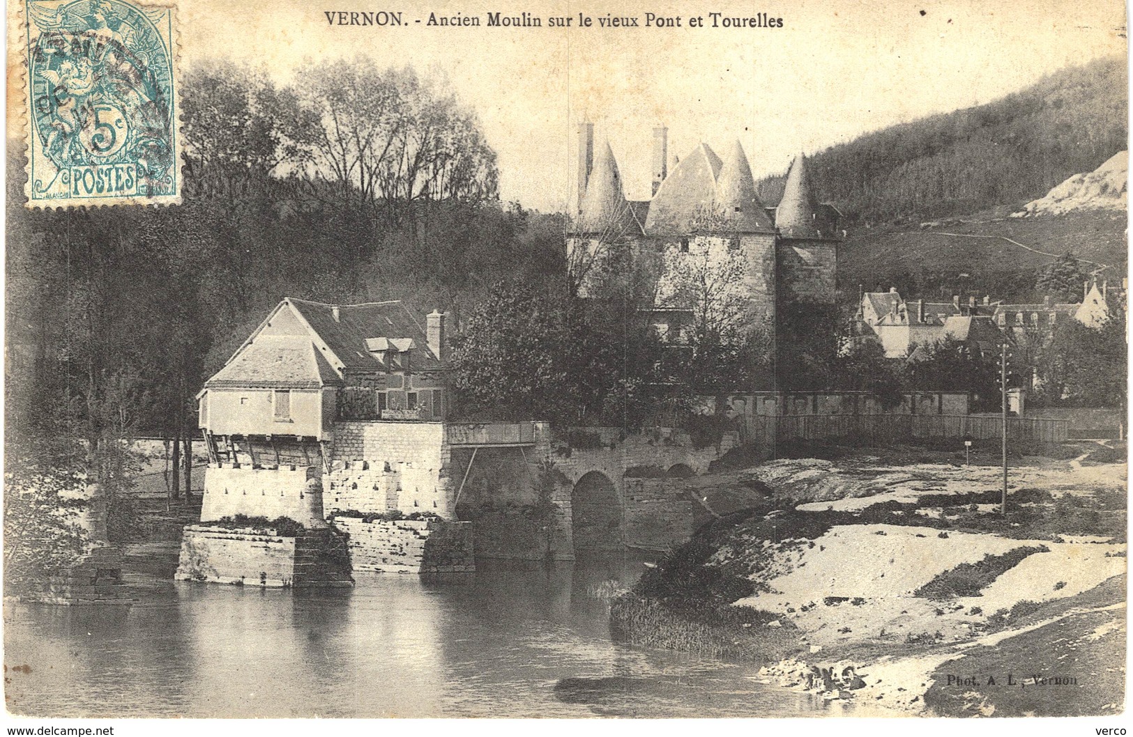 Carte postale ancienne de VERNON