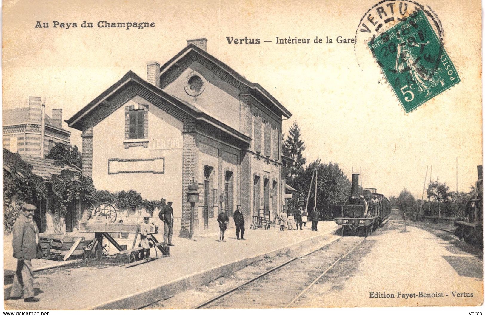 Carte postale ancienne de VERTUS