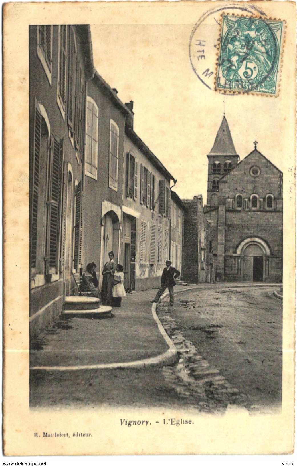 CARTE POSTALE ANCIENNE DE VIGNORY-EGLISE