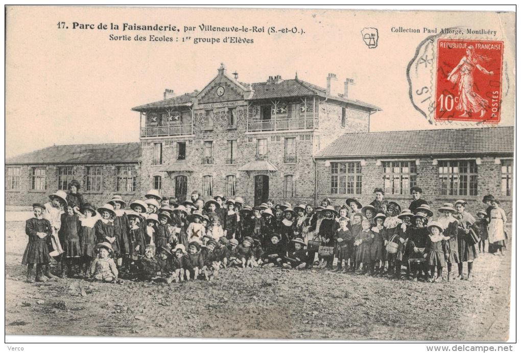 Carte Postale Ancienne de VILLENEUVE LE ROI