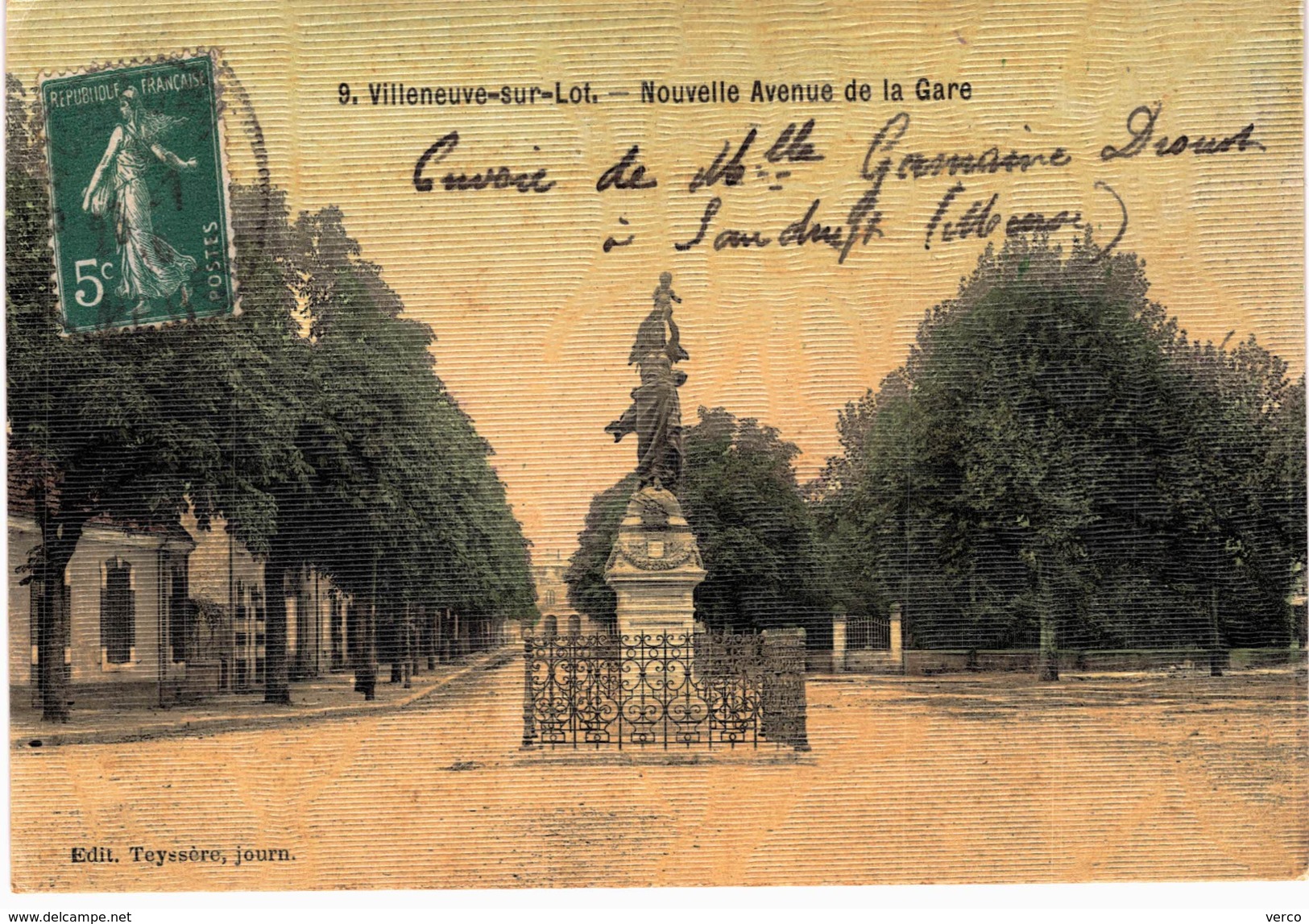 Carte postale ancienne de VILLENEUVE SUR LOT