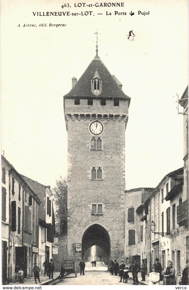 Carte Postale ancienne de VILLENEUVE sur LOT