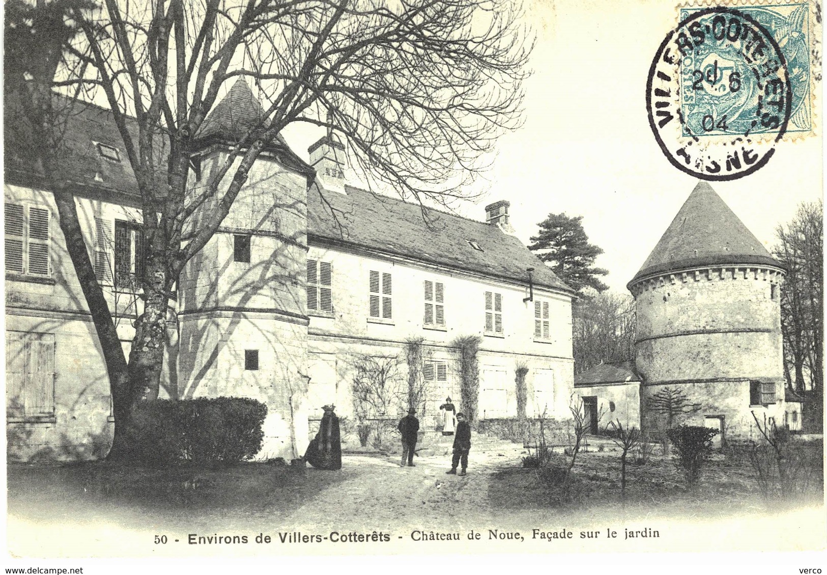 Carte POSTALE  Ancienne de  VILLERS  COTTERETS - Château de Noue