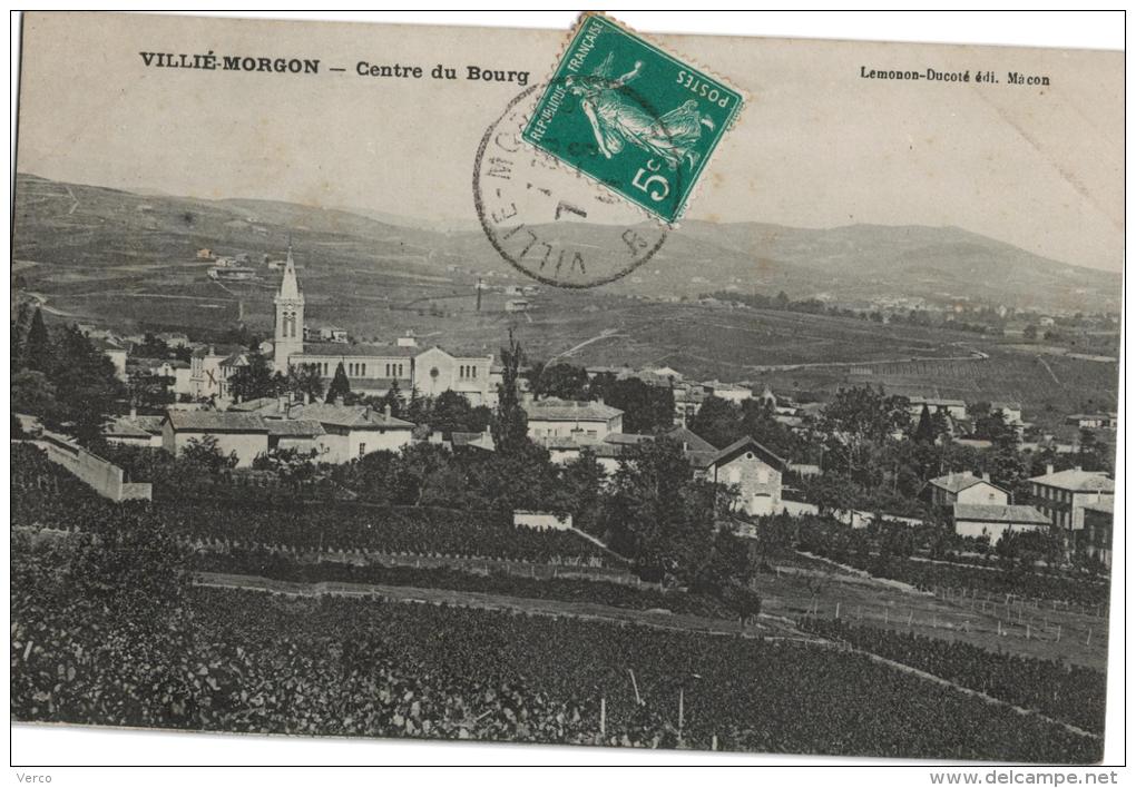 Carte Postale Ancienne de VILLIE MORGON