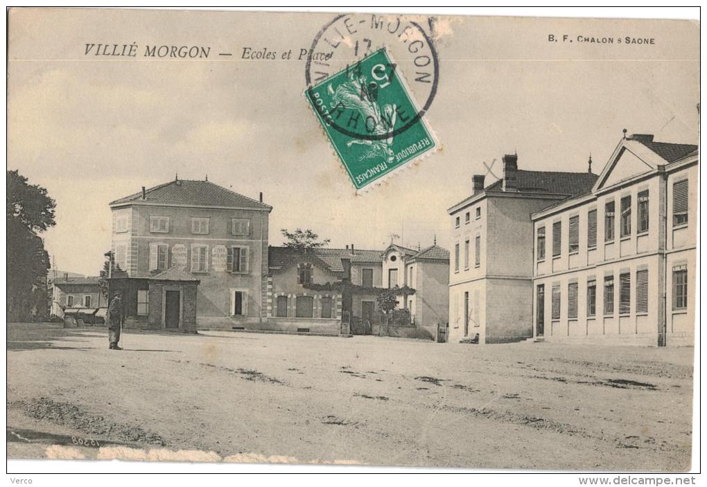 Carte Postale Ancienne de VILLIE MORGON