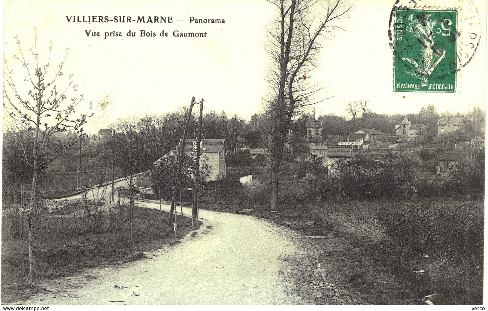 Carte Postale ANCIENNE de VILLIERS sur MARNE -