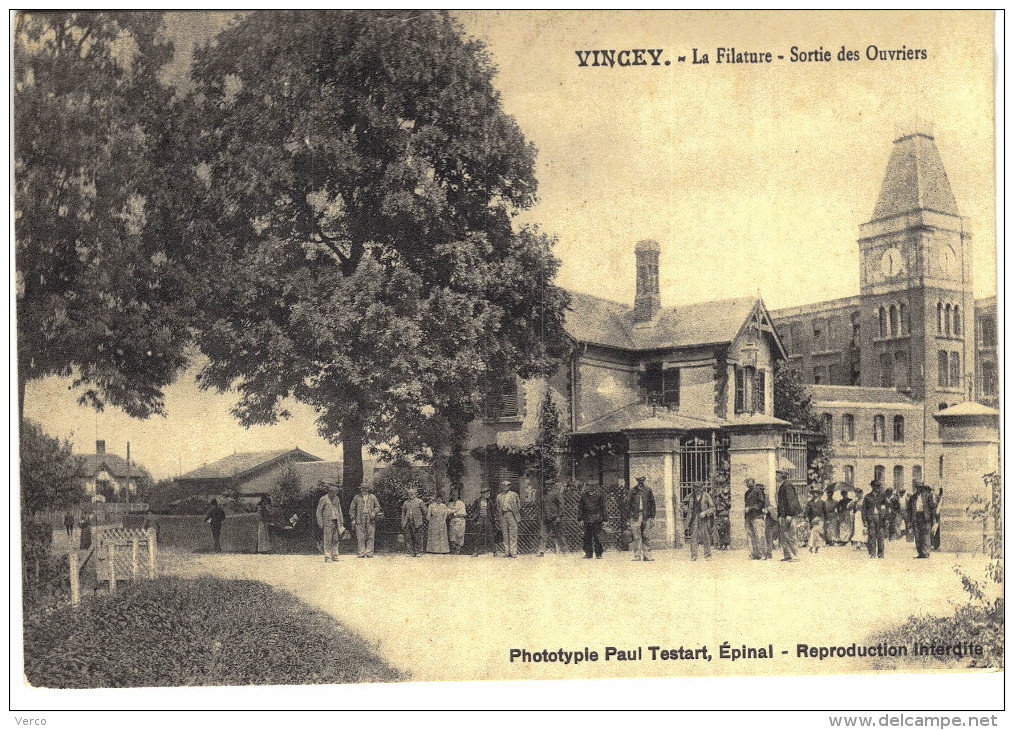 Carte Postale Ancienne de VINCEY