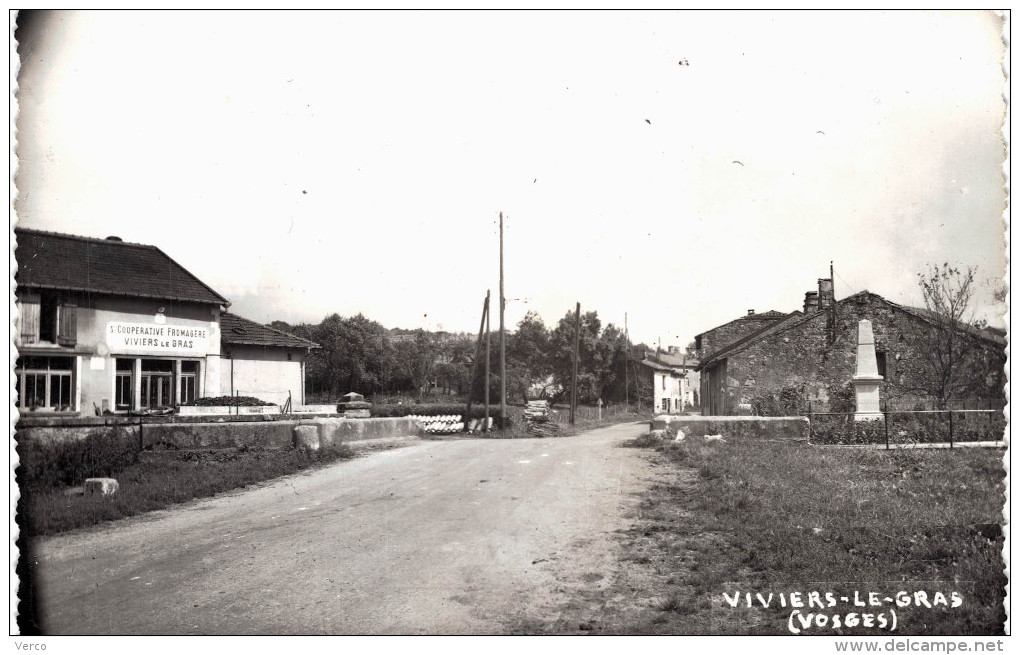 Carte Postale Ancienne de VIVIERS le GRAS