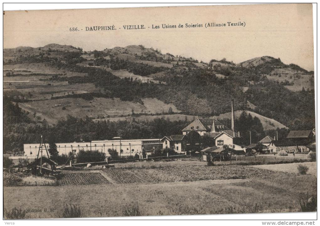 Carte Postale Ancienne de VIZILLE