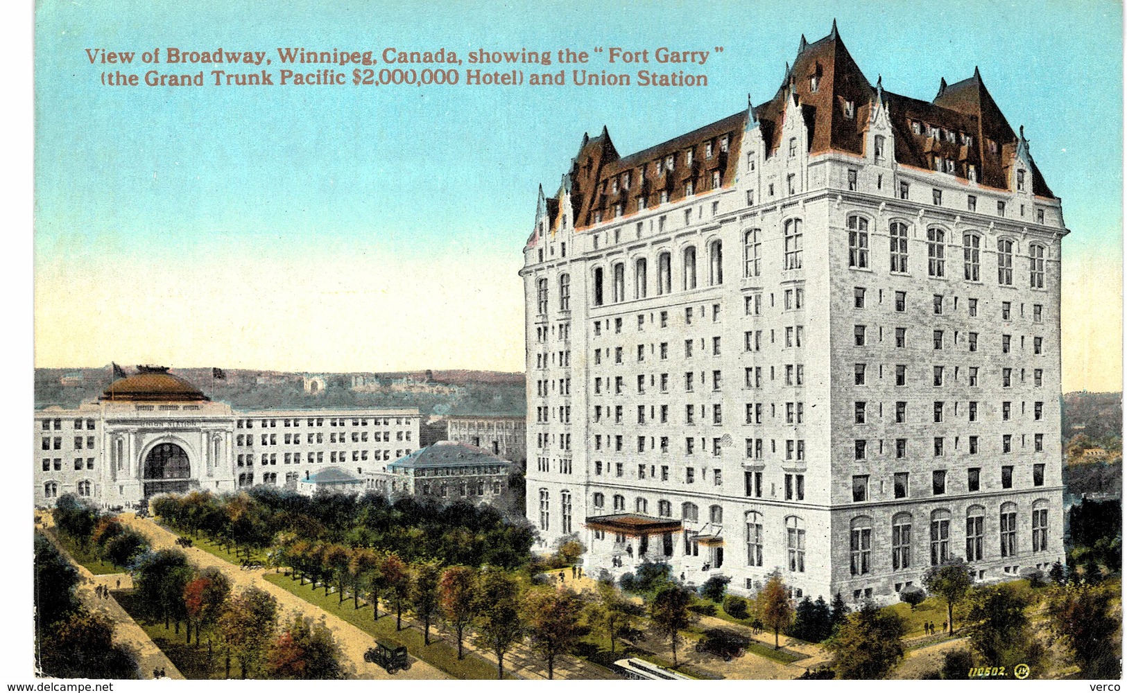 Carte  postale ancienne de WINNIPEG - Fort GARRY