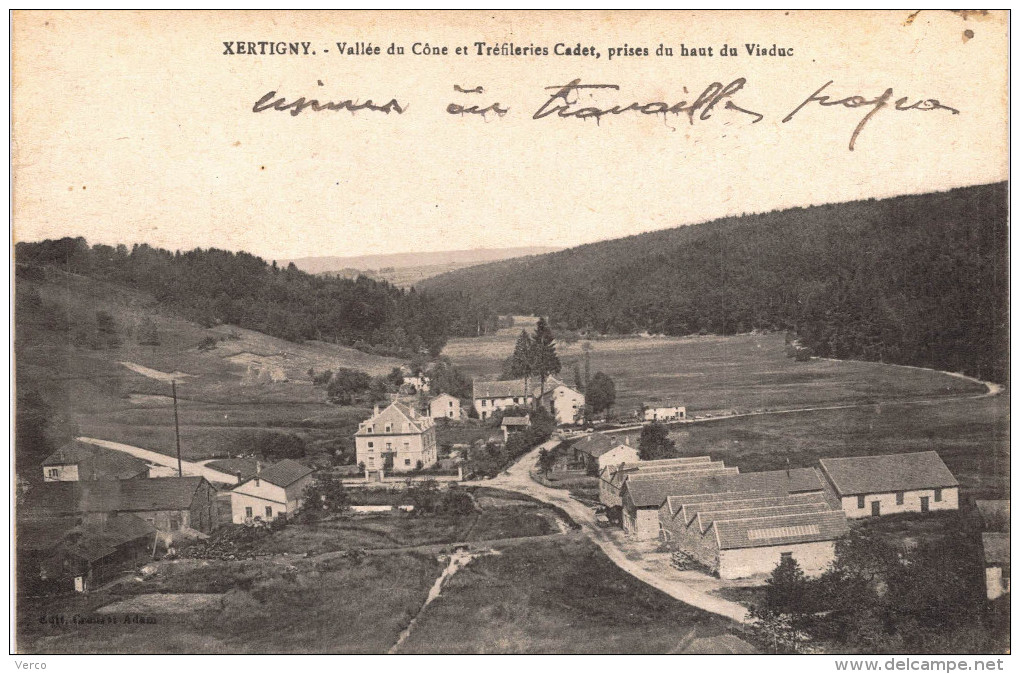 Carte Postale Ancienne de XERTIGNY