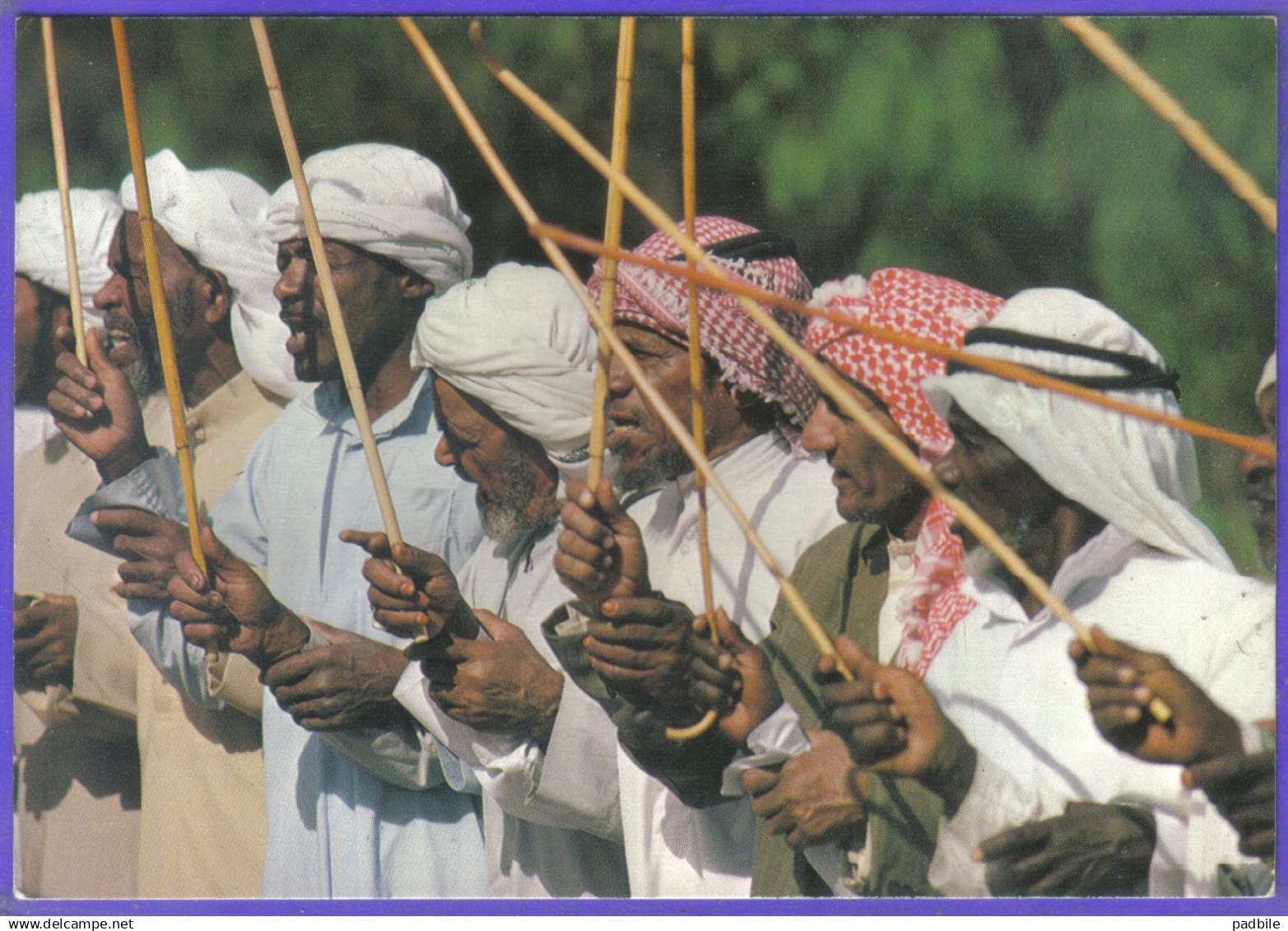 carte postale Asie  Emirats Arabes Unis  National Folklore U.A.E.  très beau plan