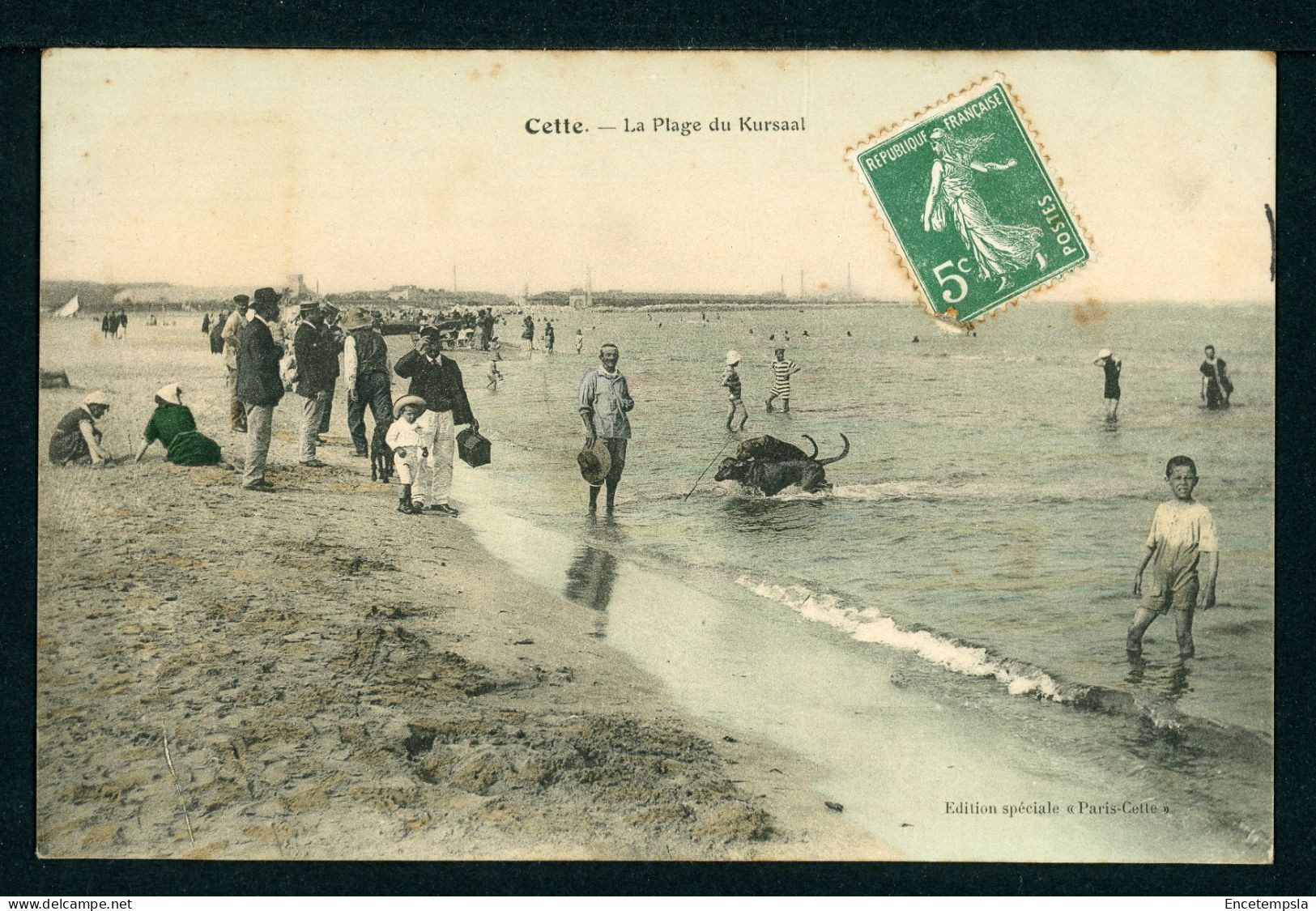 Carte Postale - France - Cette - Sete - La Plage du Kursaal (CP24813)