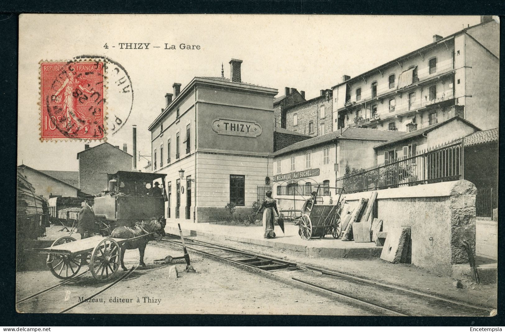 Carte Postale - France - Thizy - La Gare (CP24718OK)