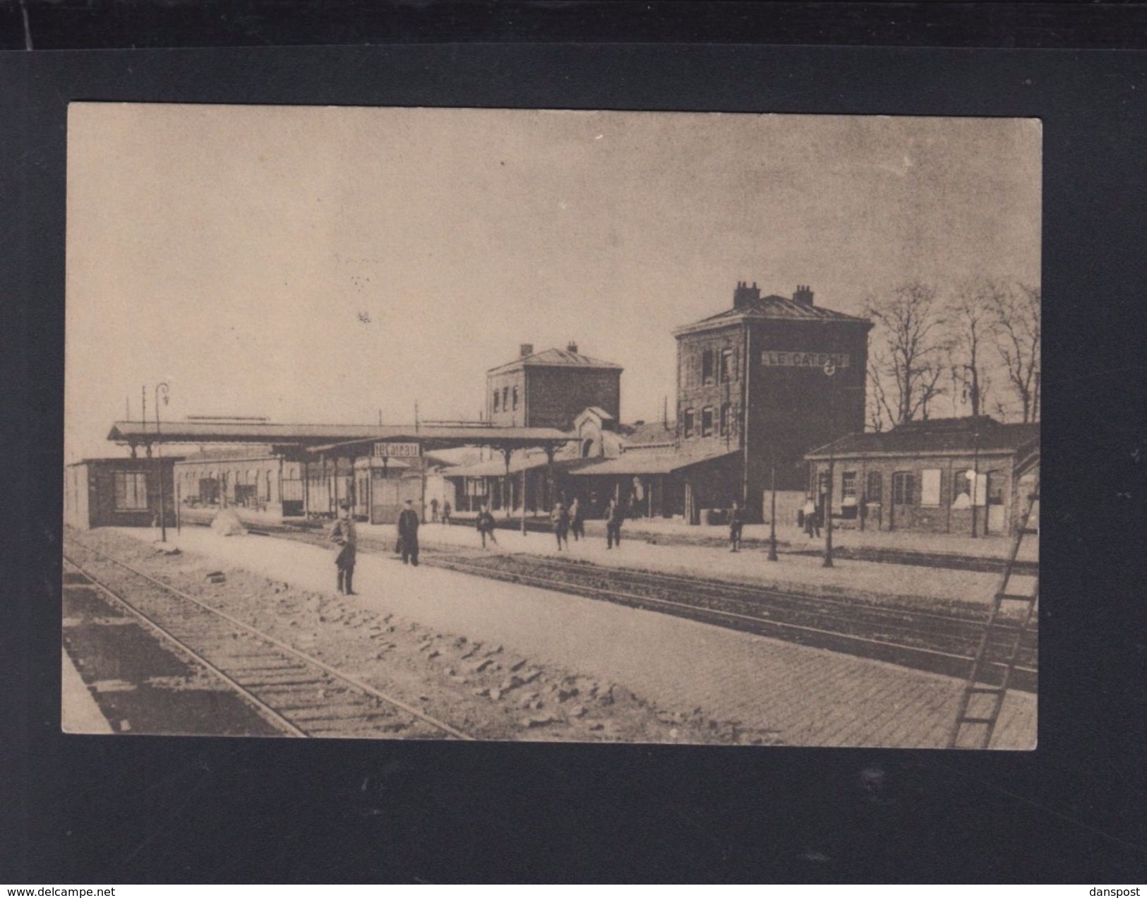 Carte Postale Le Cateau La Gare  1916