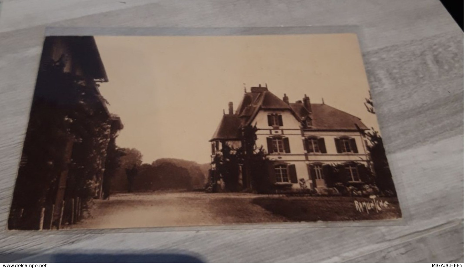 carte  postale     LES MOUTIERS-LES-MAUXFAITS   la RIALIERE