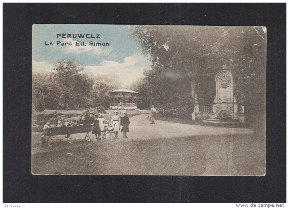 Carte Postale Peruwelz Le Parc 1915