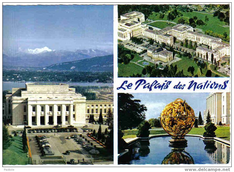 Carte Postale   Suisse Genève  palais des nations trés beau plan BT4