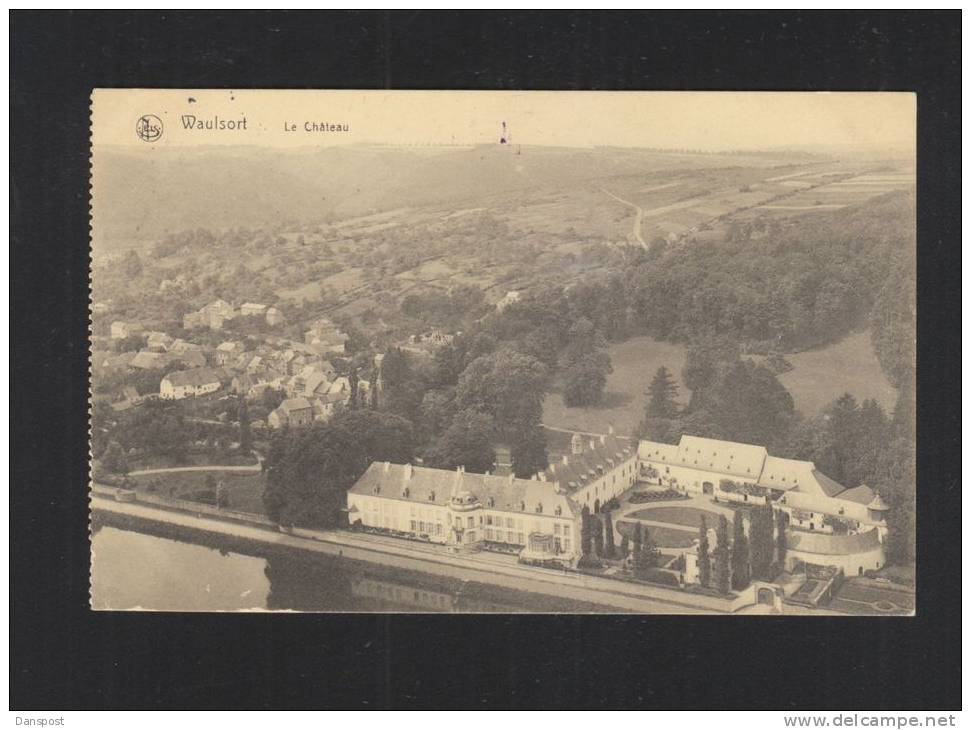 Carte Postale Waulsort Hastiere Le Chateau 1916