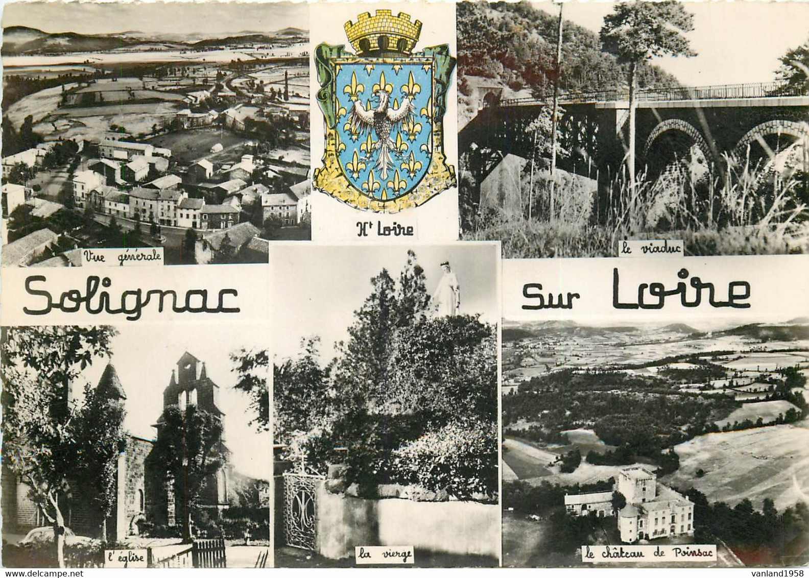 carte semie moderne GRAND format de SOLIGNAC SUR LOIRE