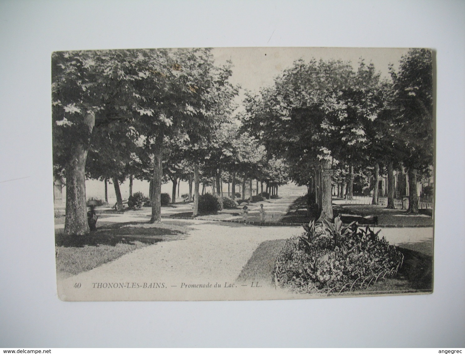 Carte   Thonon-Les-Bains   Promenade du Lac   1909