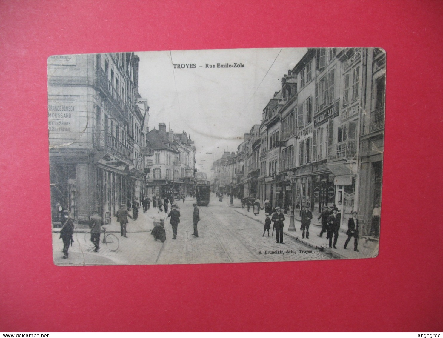 Carte  Troyes   Rue Emile Zola