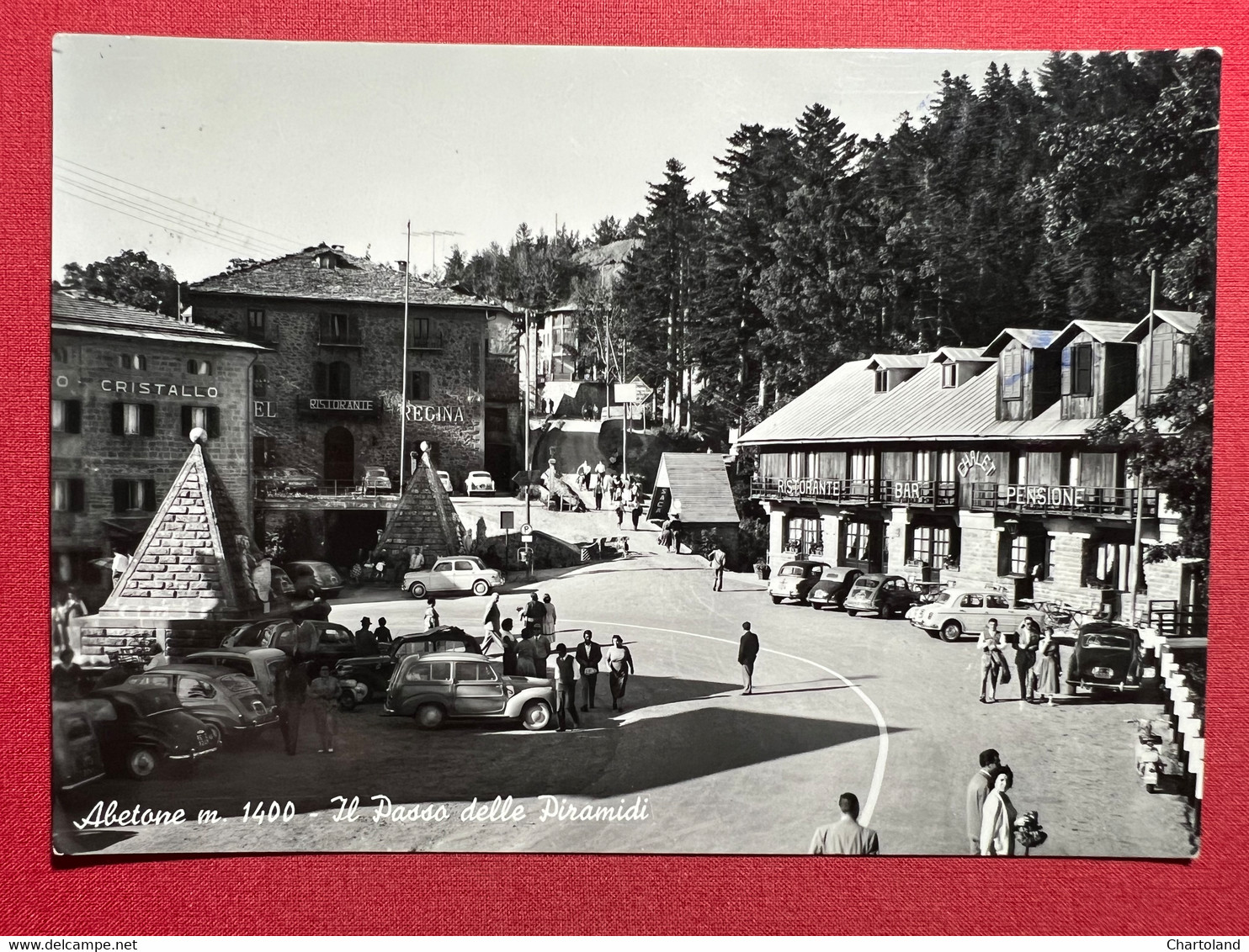 Cartolina - Abetone ( Pistoia ) - Il Passo delle Piramidi - 1957