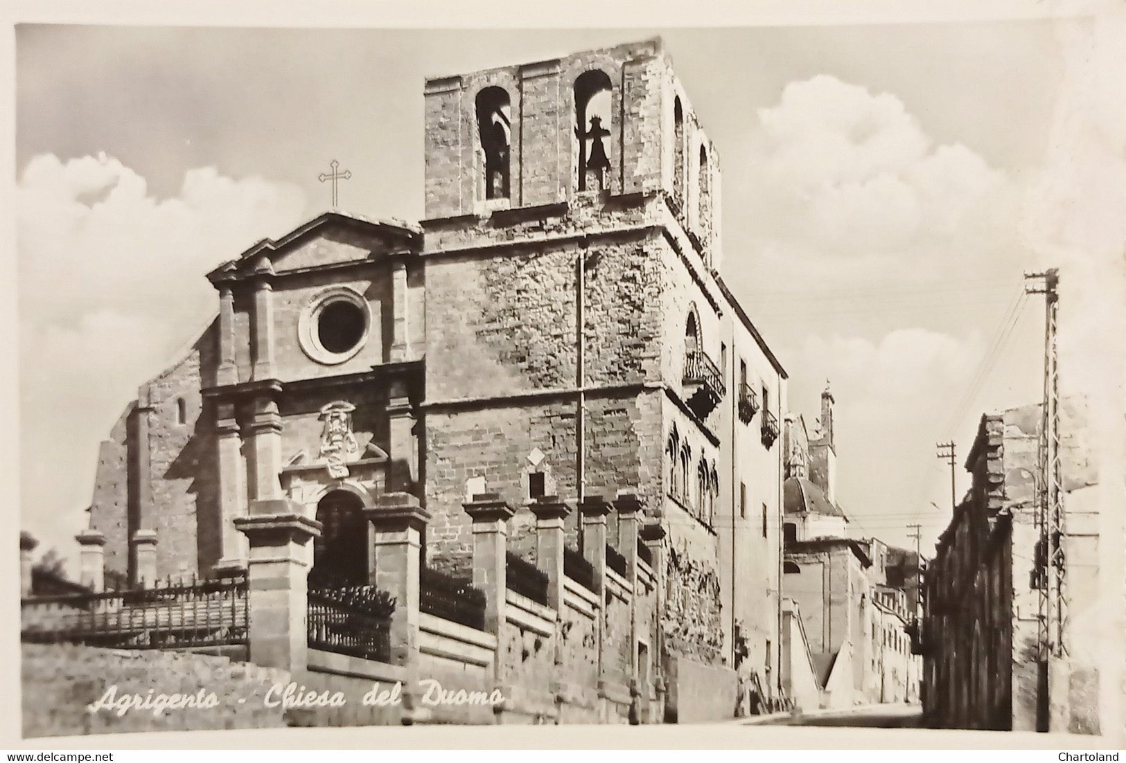 Cartolina - Agrigento - Chiesa del Duomo - 1950 ca.