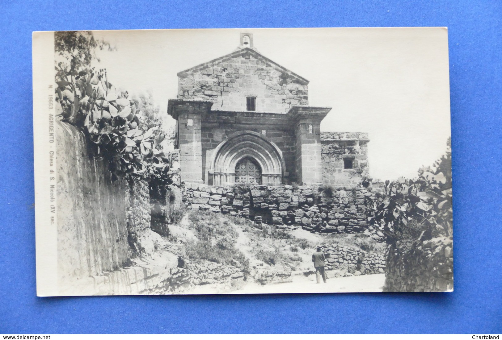 Cartolina Agrigento - Chiesa di S. Niccolò - 1910 ca.