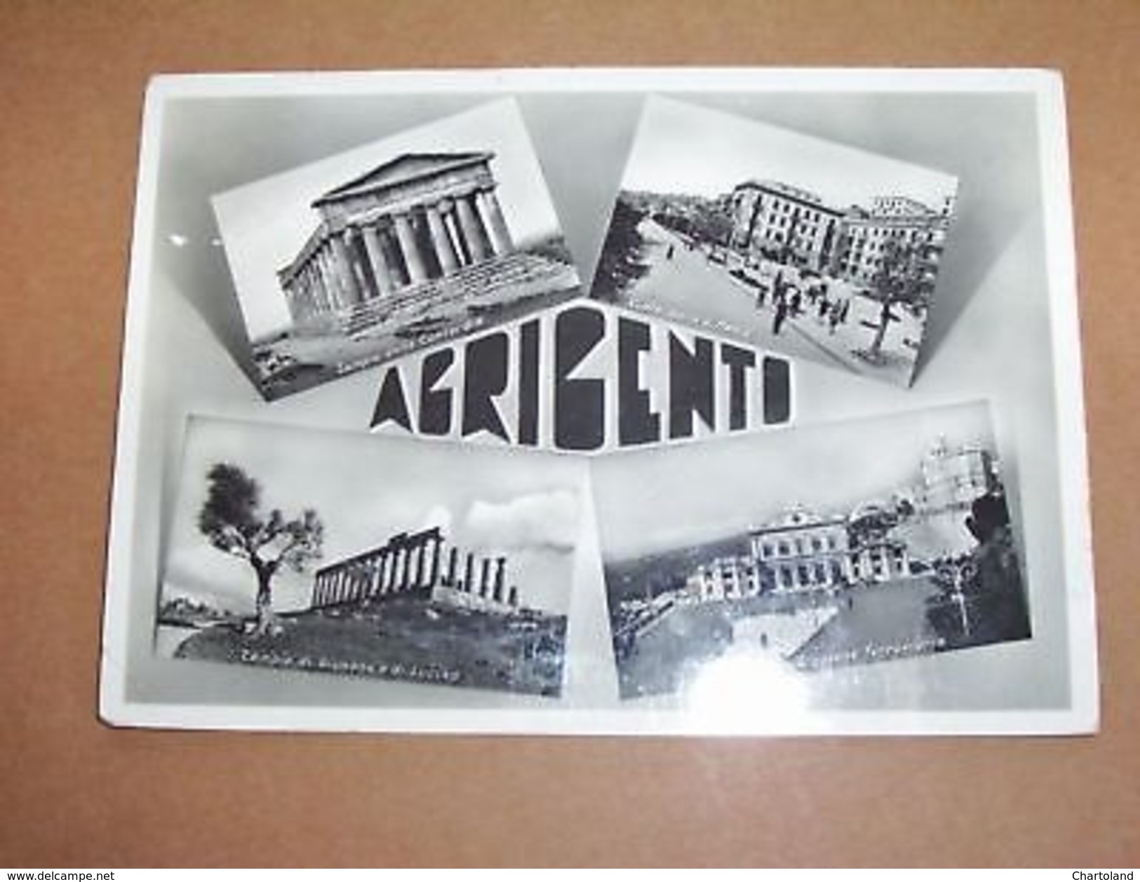 Cartolina Agrigento - Vedute diverse 1955