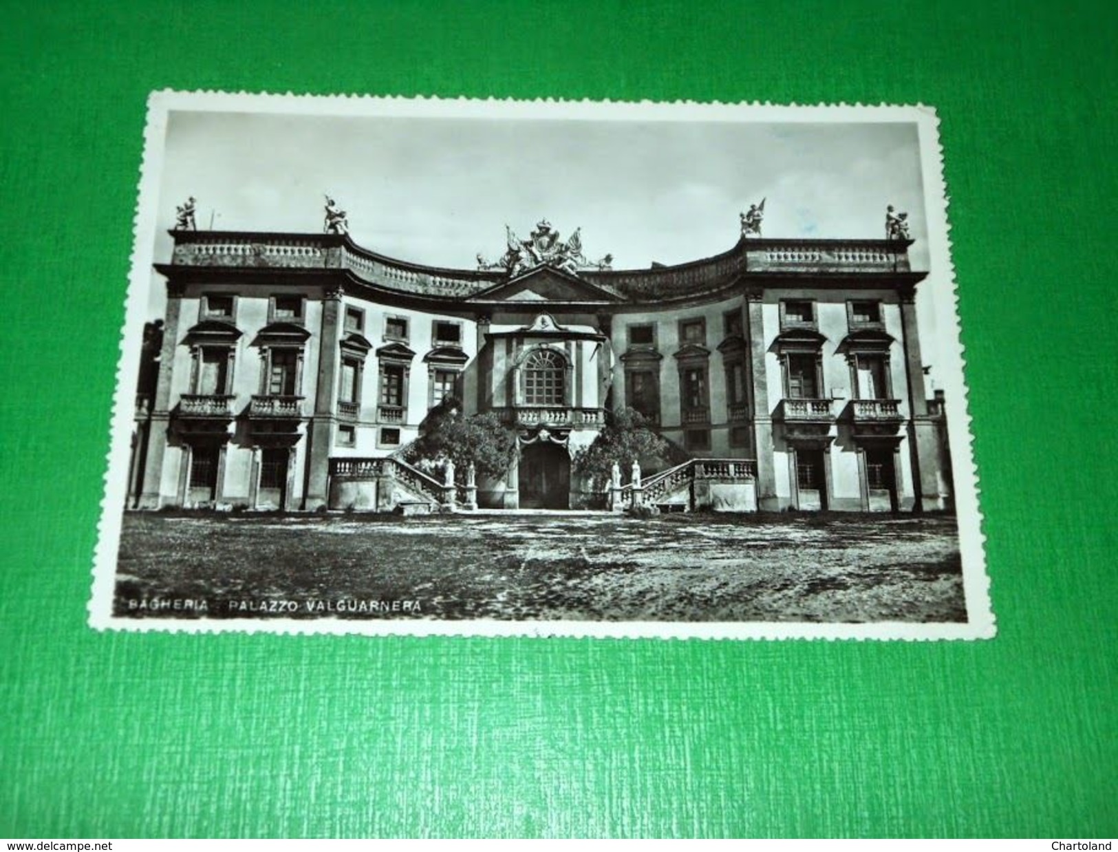 Cartolina Bagheria - Palazzo Valguarnera 1957