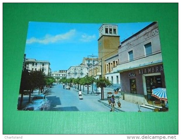 Cartolina Battipaglia ( Salerno ) - Corso Italia 1969