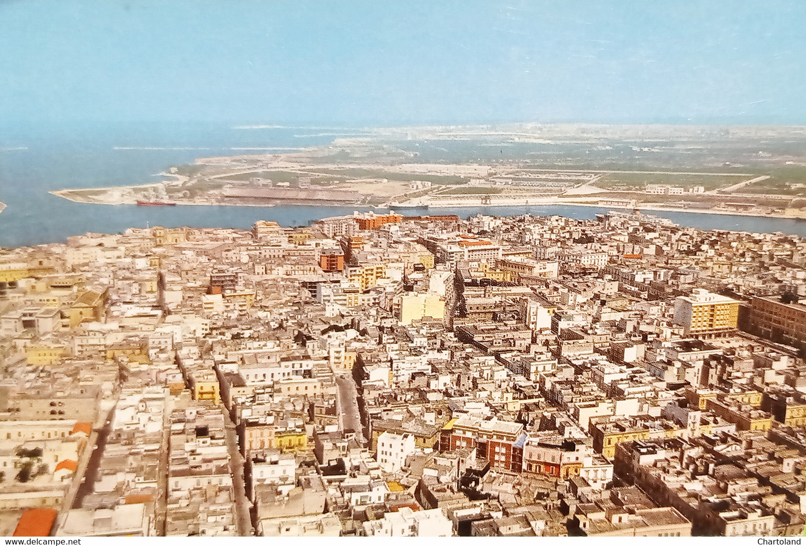 Cartolina - Brindisi dall'aereo - Panorama - 1960