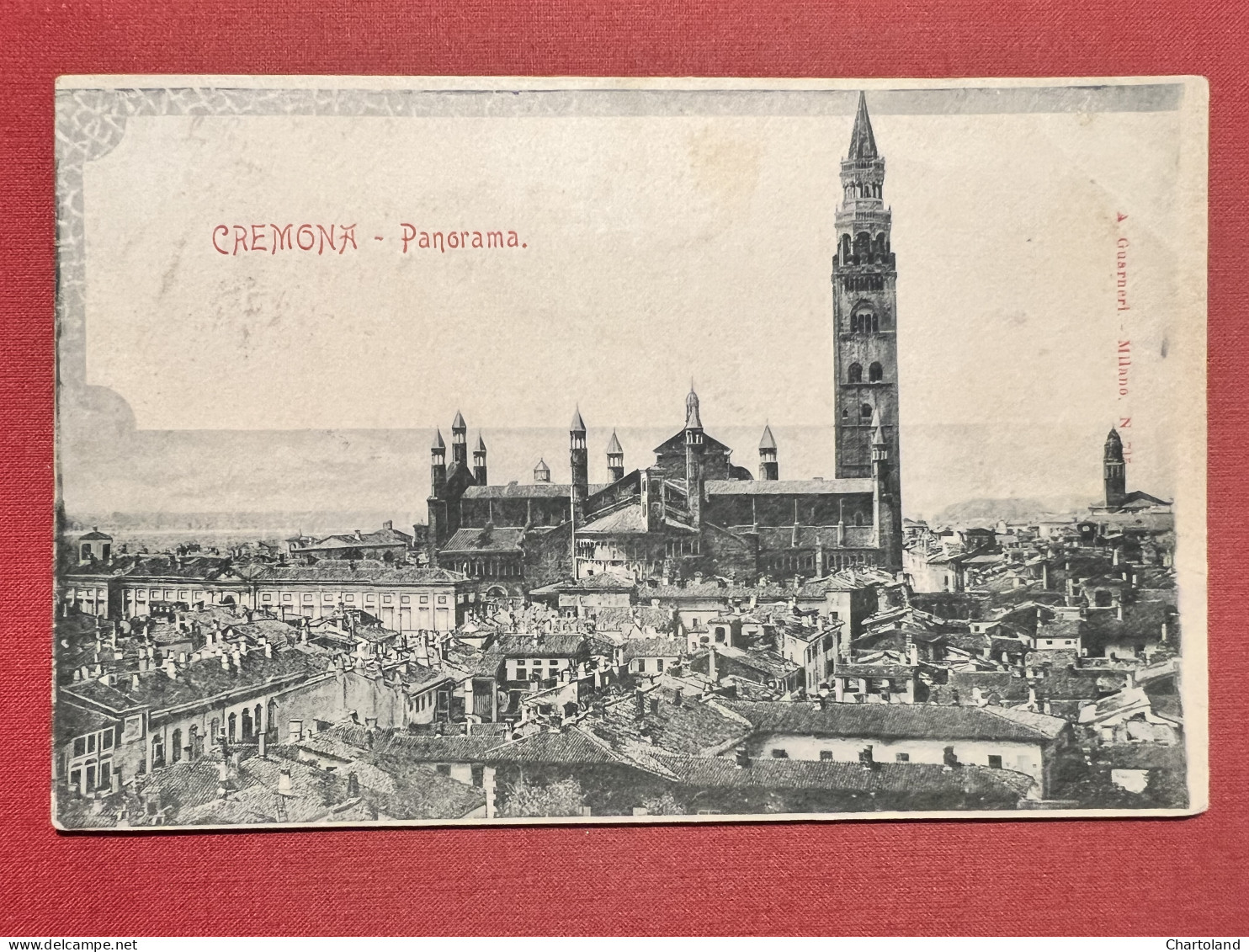 Cartolina - Cremona - Panorama - 1900