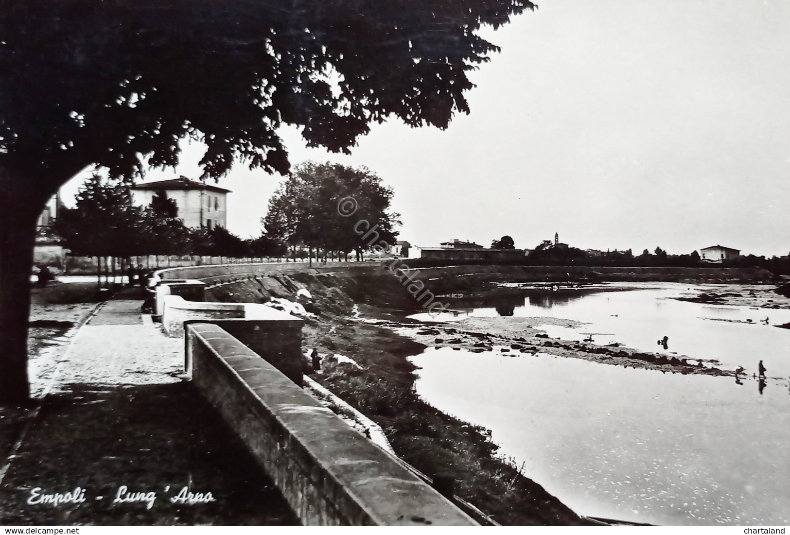 Cartolina - Empoli - Lung'Arno - 1955