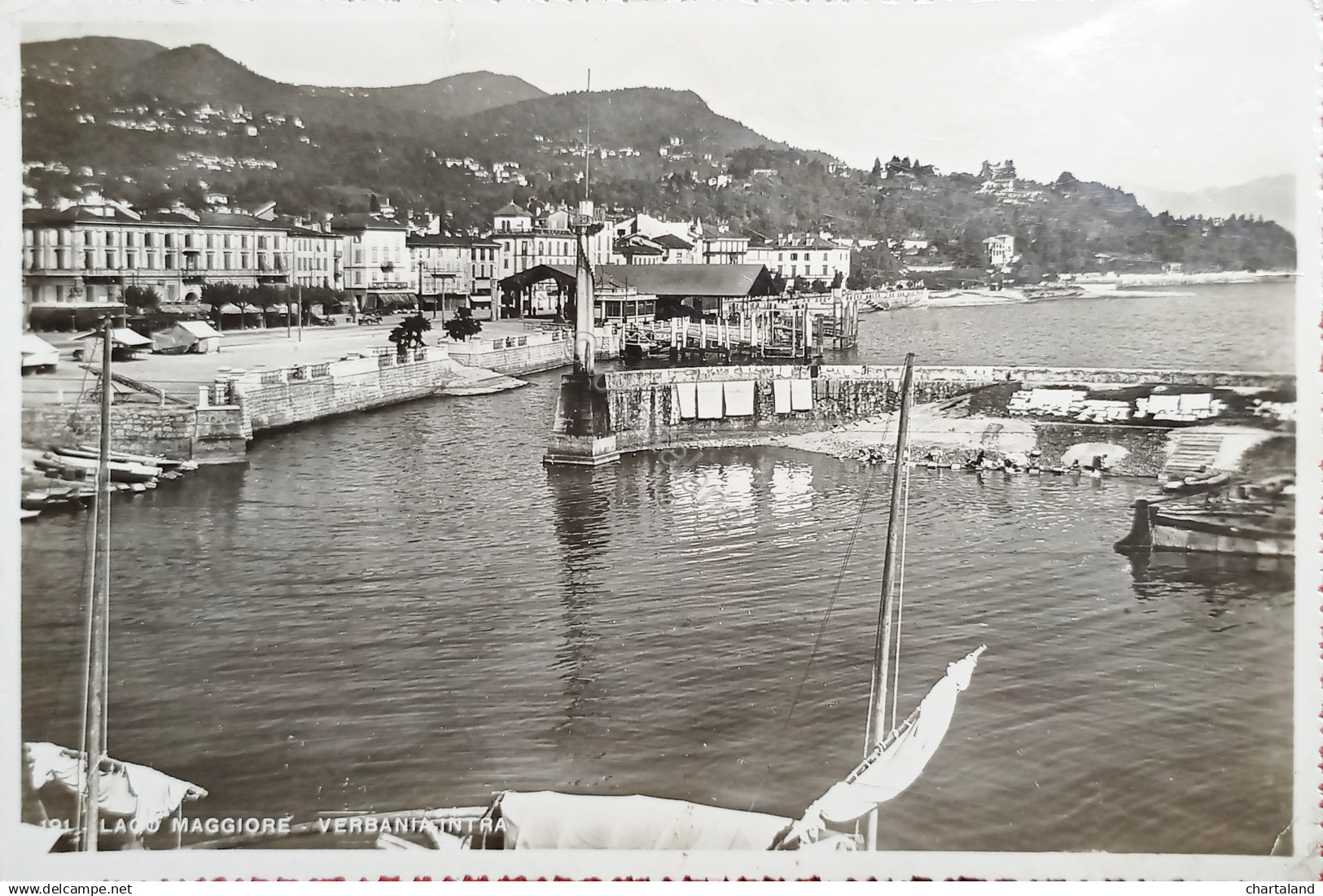 Cartolina - Lago Maggiore - Verbania - Intra - 1949