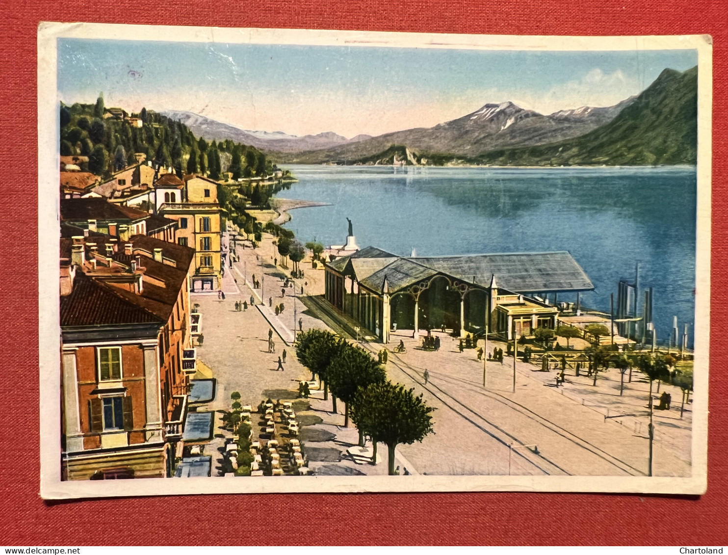 Cartolina - Lago Maggiore - Verbania - Intra - 1954