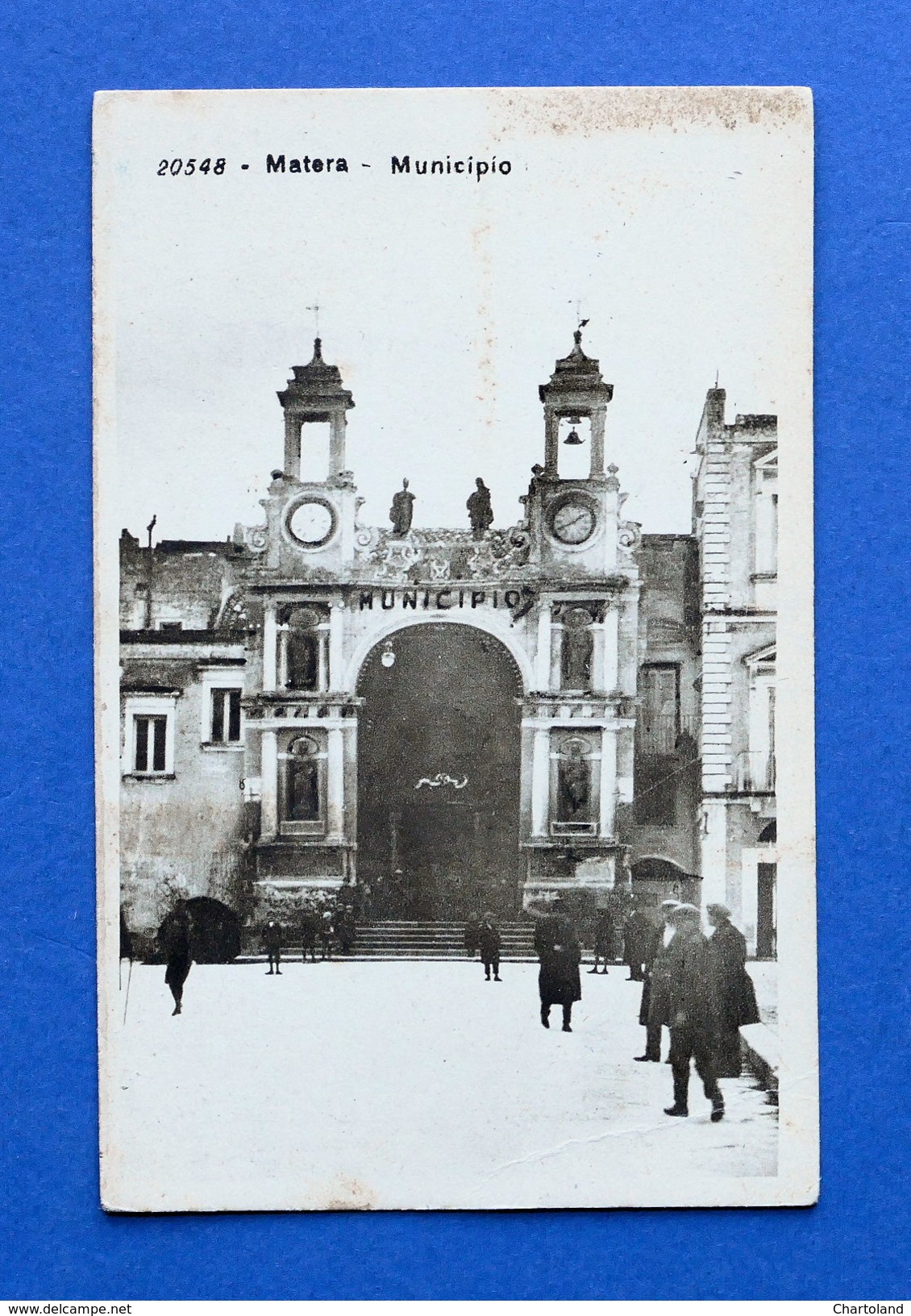 Cartolina Matera - Municipio - 1910 ca.