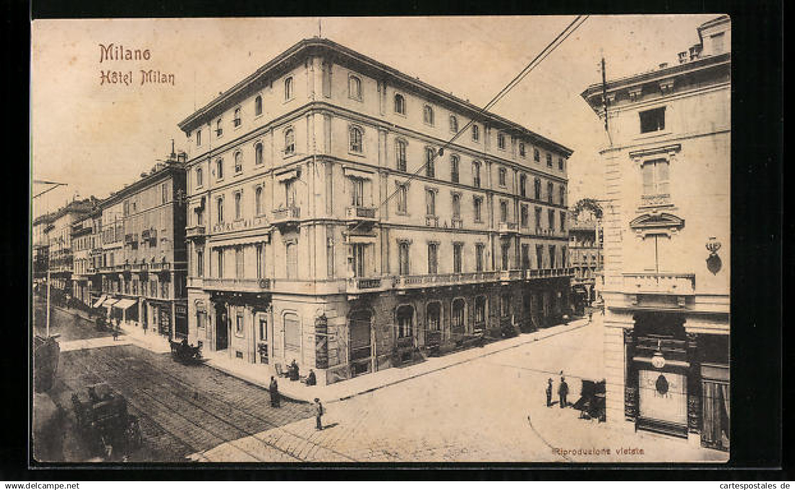 Cartolina Milano, Hotel Milan