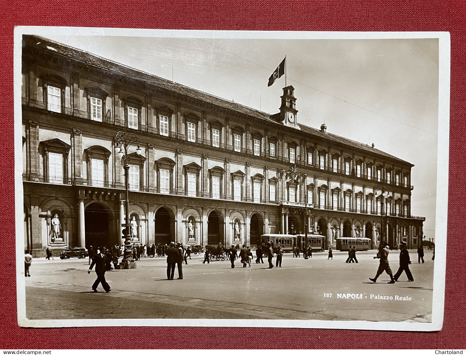 Cartolina - Napoli - Palazzo Reale - 1938