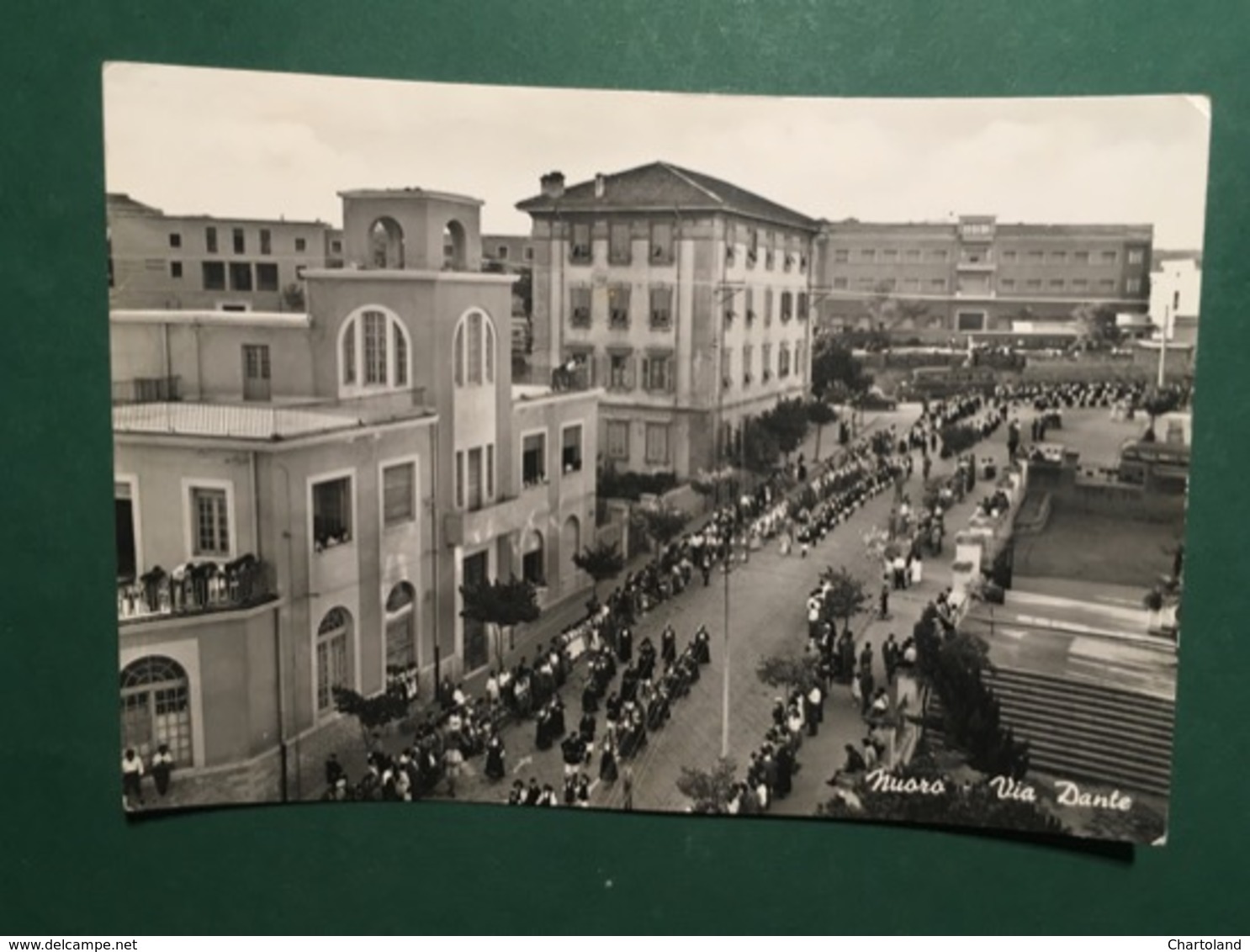 Cartolina Nuoro - Rue Dante - 1961