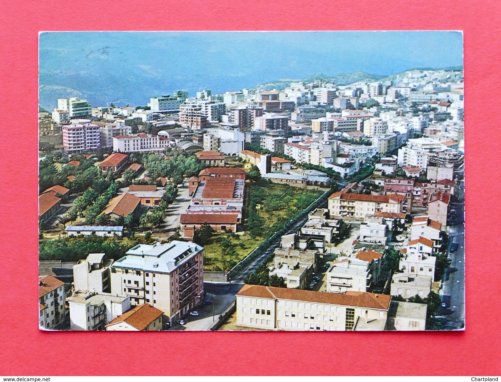 Cartolina Nuoro - Veduta aerea - 1972